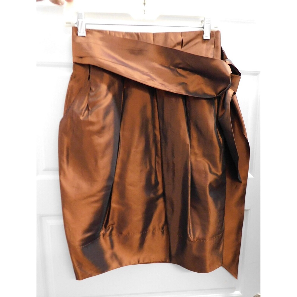 St John So Ca Copper Bow Skirt sz 2‎
